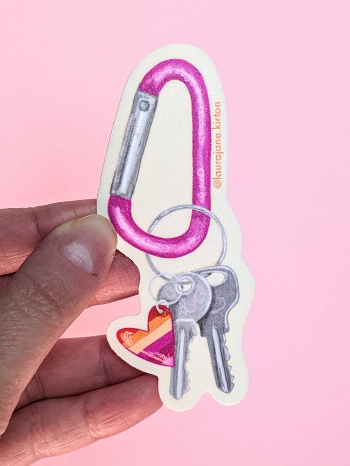 Lesbisk karabinhage vinyl klistermærke for engroshandel hos Laura Jane Kirton