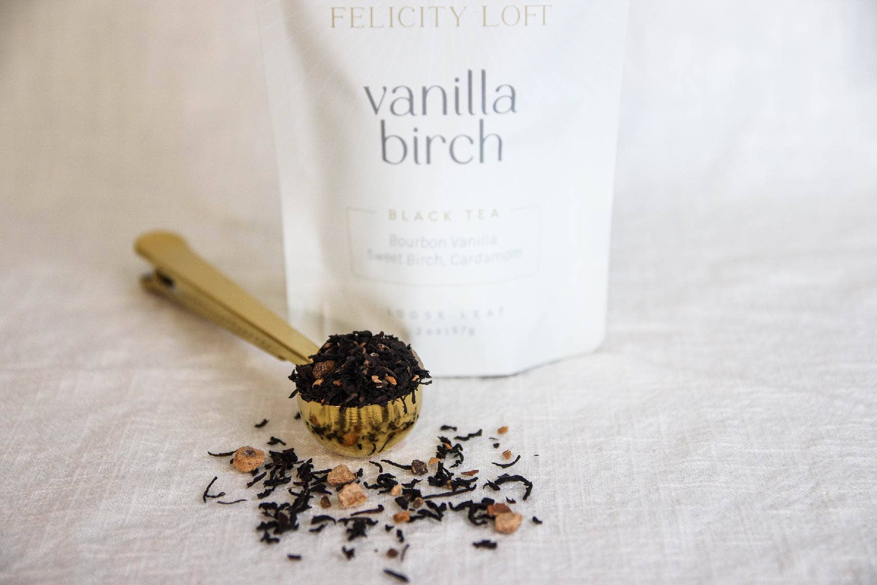 Felicity Loft - Wholesale Loose Tea - Vanilla Birch Tea2