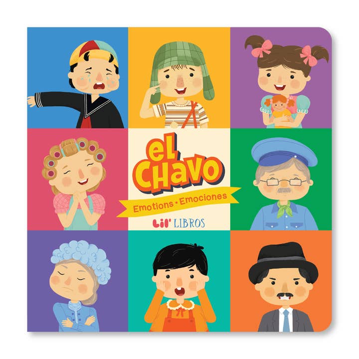 El Chavo: Emotions / Emociones (Bilingual English and Spanish) for wholesale by Lil' Libros ~ Bilingual Children's Books & Games