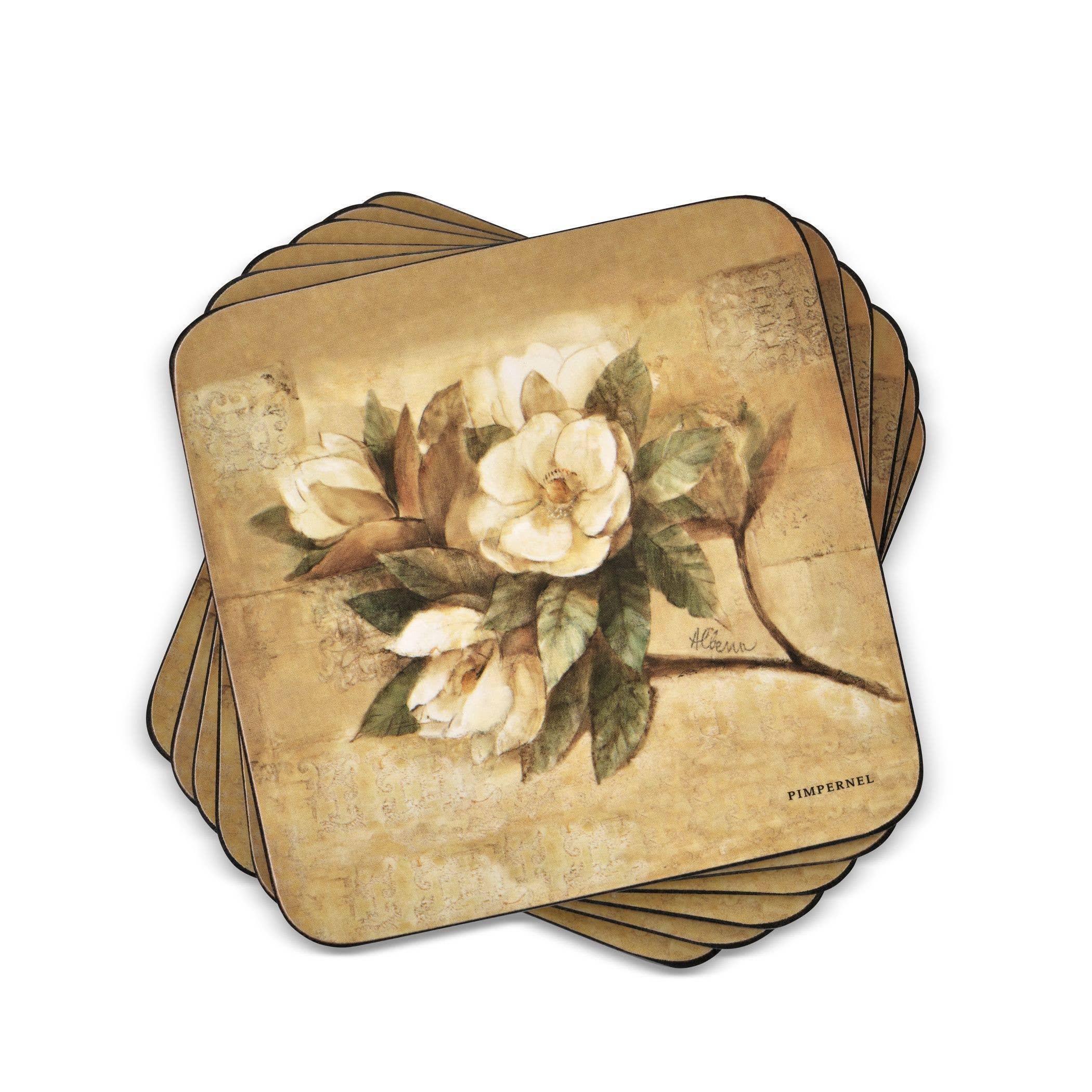 Portmeirion, Spode, Pimpernel, Nacthmann, Wrendale Designs - Wholesale Coasters - Sugar Magnolia Coasters Set of 61