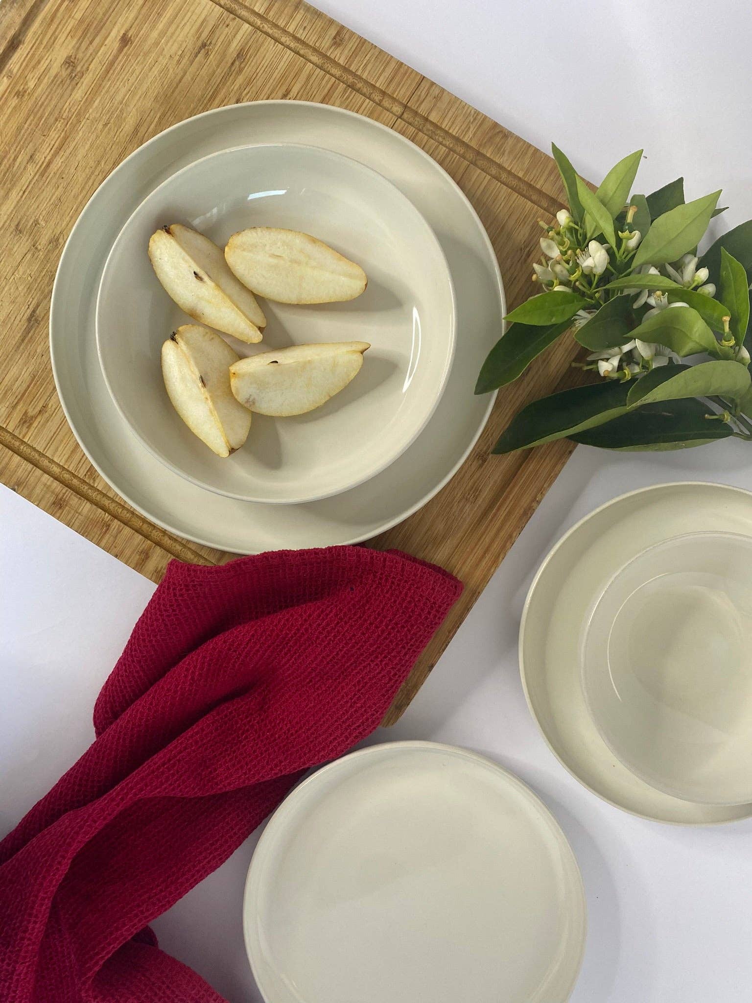 TERREA HOME - Vendita all'ingrosso Servizio da tavola - Set di stoviglie Elements bianco e beige, 18 pezzi2