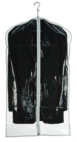 Only Hangers - Wholesale Garment Bag - Unisex - Clear Vinyl Garment Bag w/ Zipper0