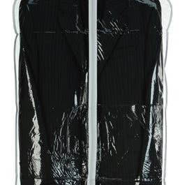 Only Hangers - Wholesale Garment Bag - Unisex - Clear Vinyl Garment Bag w/ Zipper