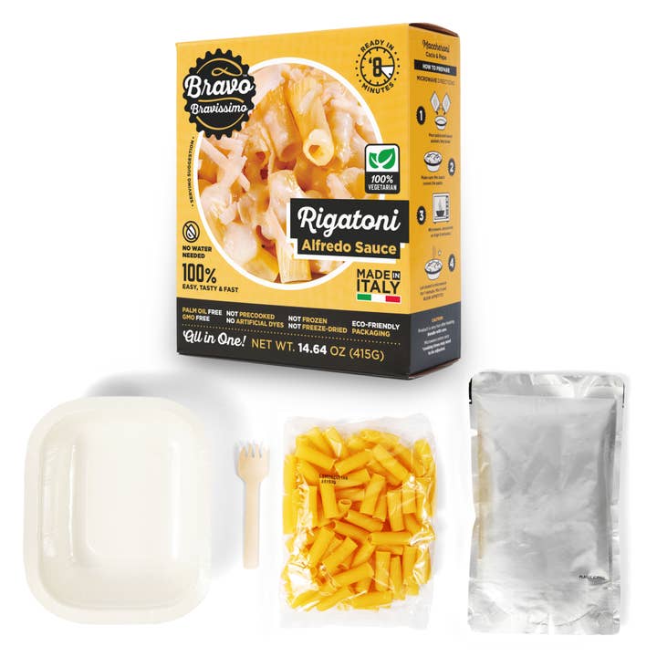 Bravo Bravissimo - Wholesale Pasta Sauce - Rigatoni Alfredo Sauce (pack of 6)