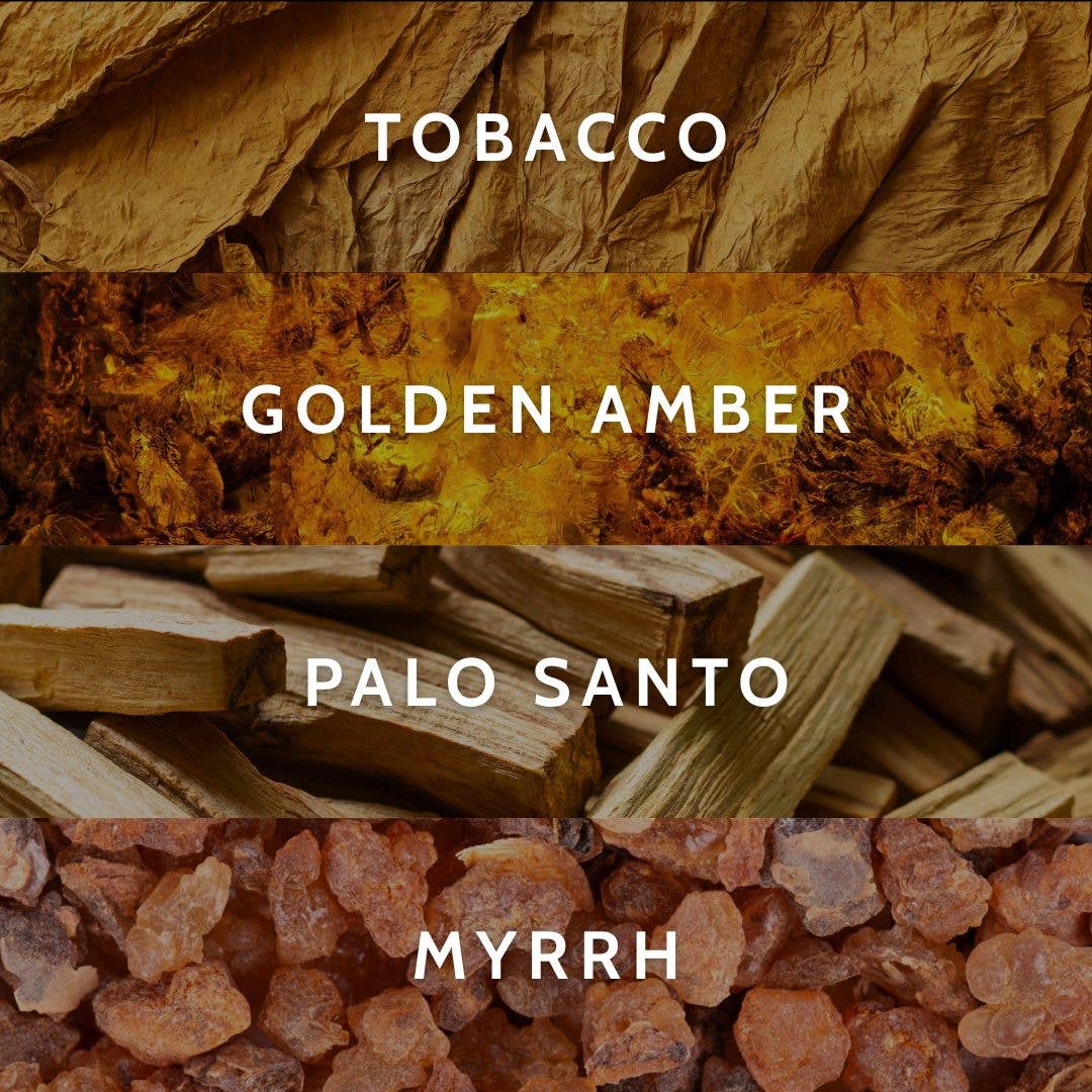 Little Torch - Wholesale Jar/Filled Candle - fata morgana candle (tobacco, golden amber, and spices)2