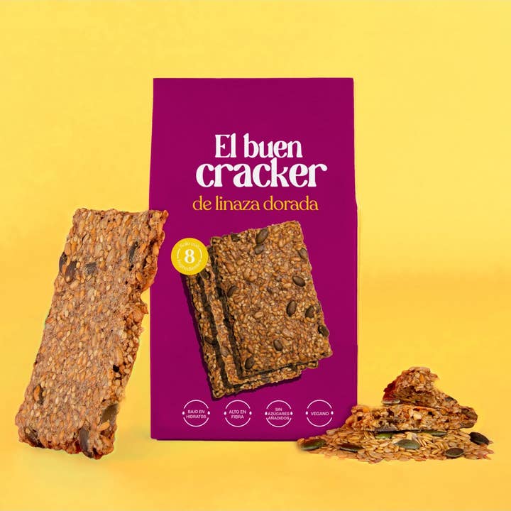 Ketonico – wholesale Crackers – KETO CRACKERS - GOLDEN FLAXSEED