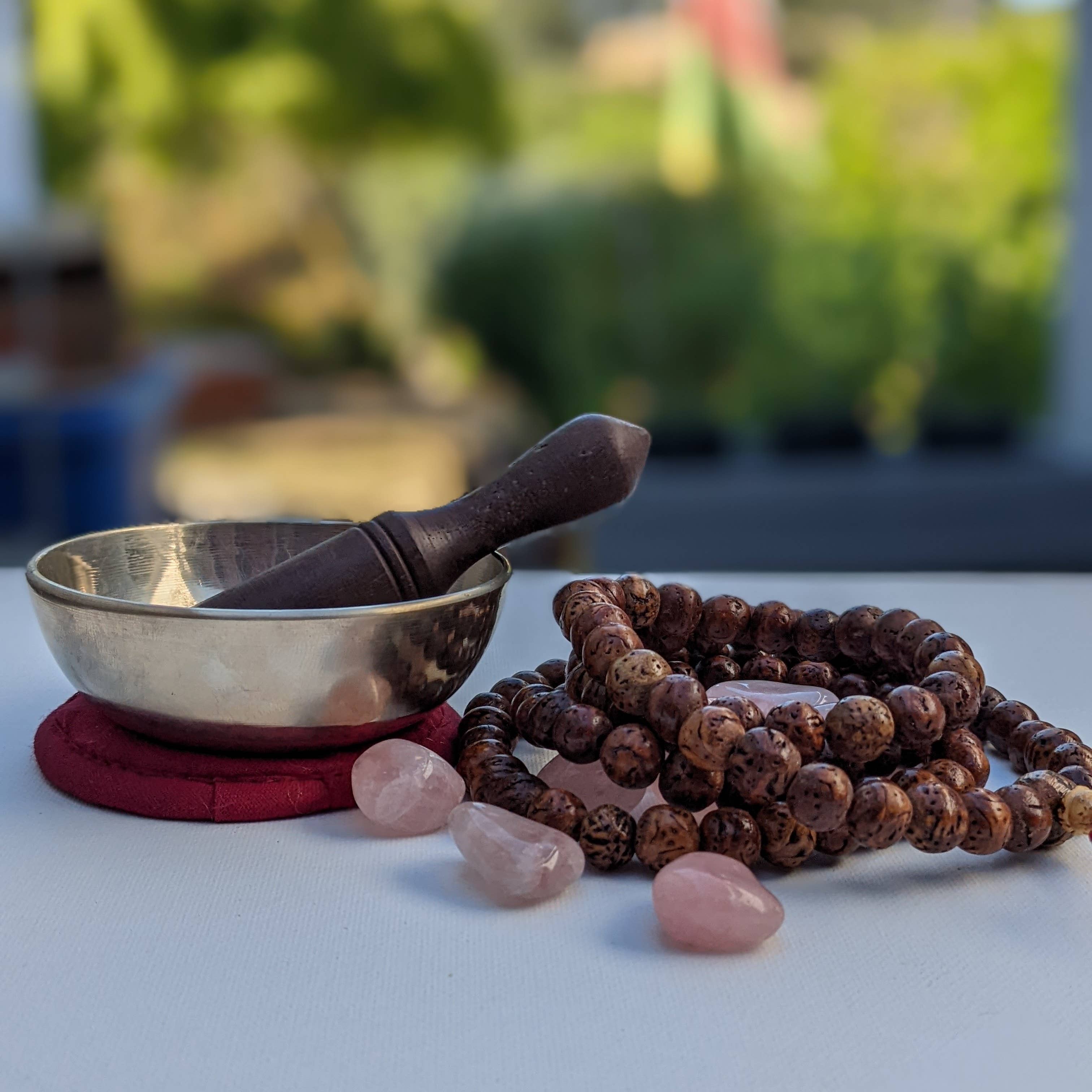 Tenzing Collections - Vente Accessoire de méditation - Bol chantant pour débutants avec son facile et superbe, livré avec sac9