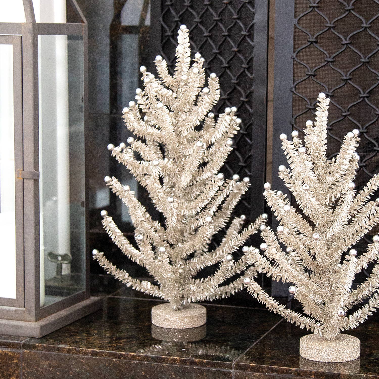 Saybrook Lane - Wholesale Christmas Decoration - Gleaming Celebration Tinsel Tree, 18"1
