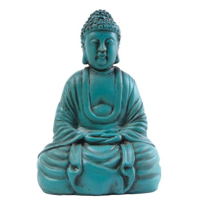 Buddha - Turquoise Resin for wholesale by Original Source