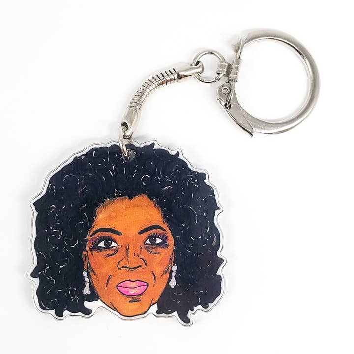 Talk Show Queen Keychain for wholesale by Leroy's Place