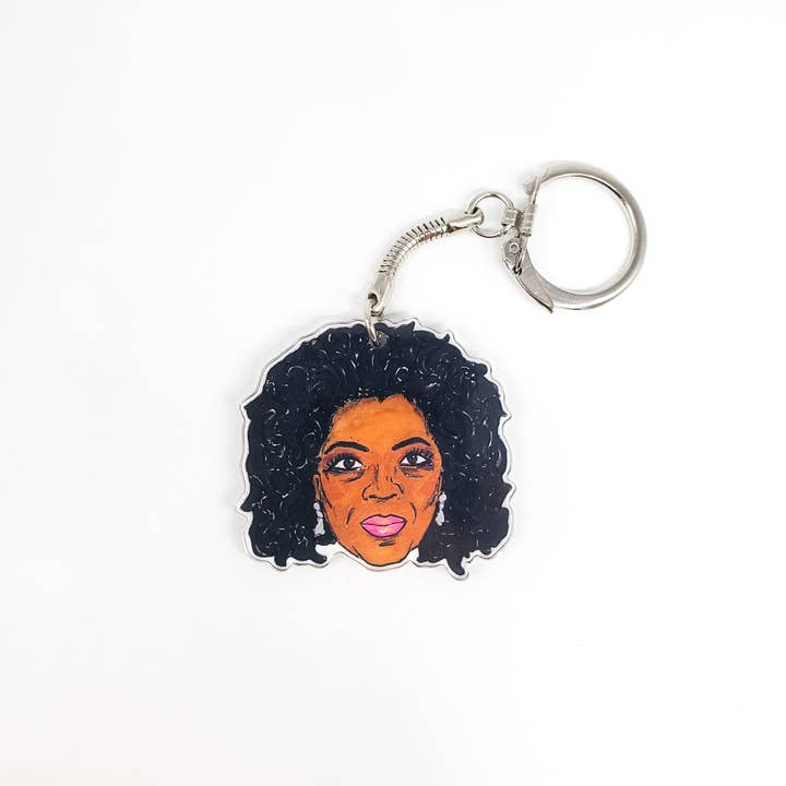 Talk Show Queen Keychain for wholesale by Leroy's Place