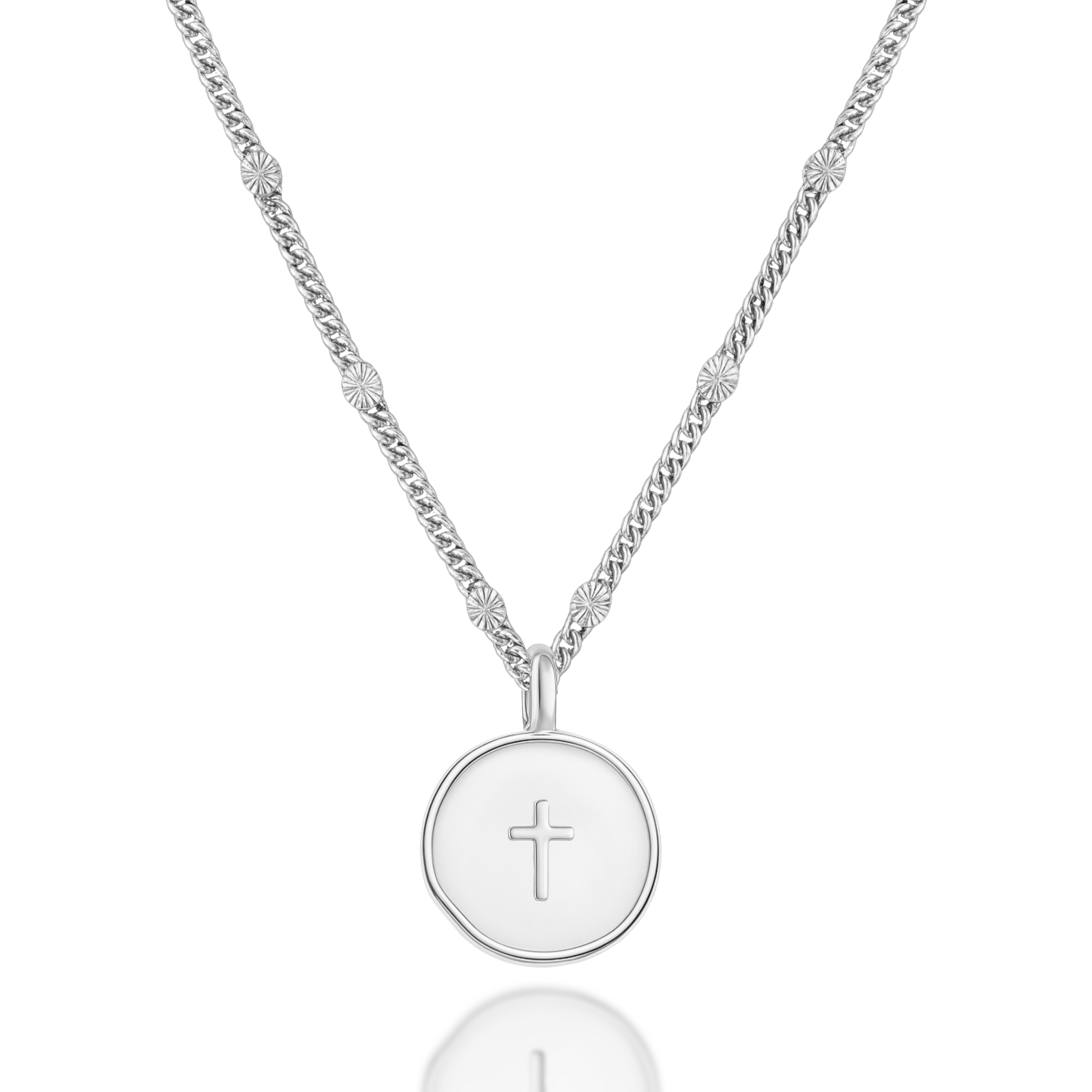 AMADI Jewelry - Wholesale Pendant/Charm Necklace - Agape Cross Necklace in Gold and Silver5