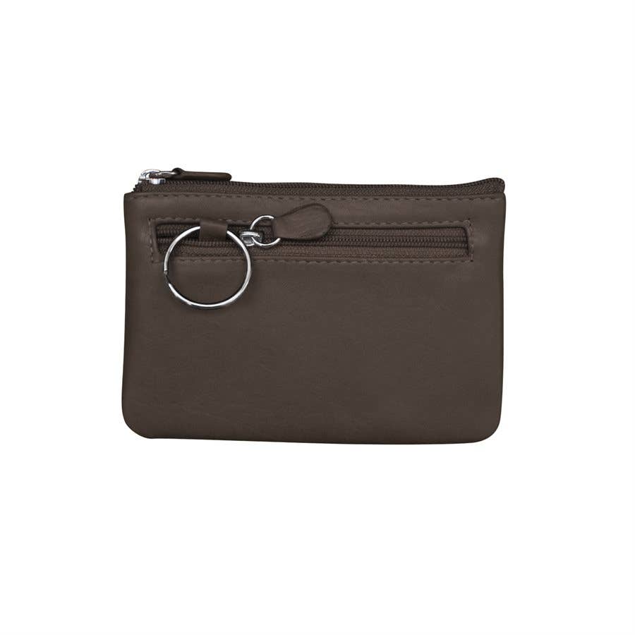 ili New York – wholesale Coin purse – Women’s – 6413 Leather Coin Purse With Key Ring6