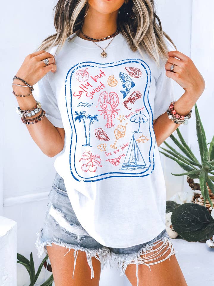 Salty and Sweet for wholesale by Not So Plain Jane Tshirts