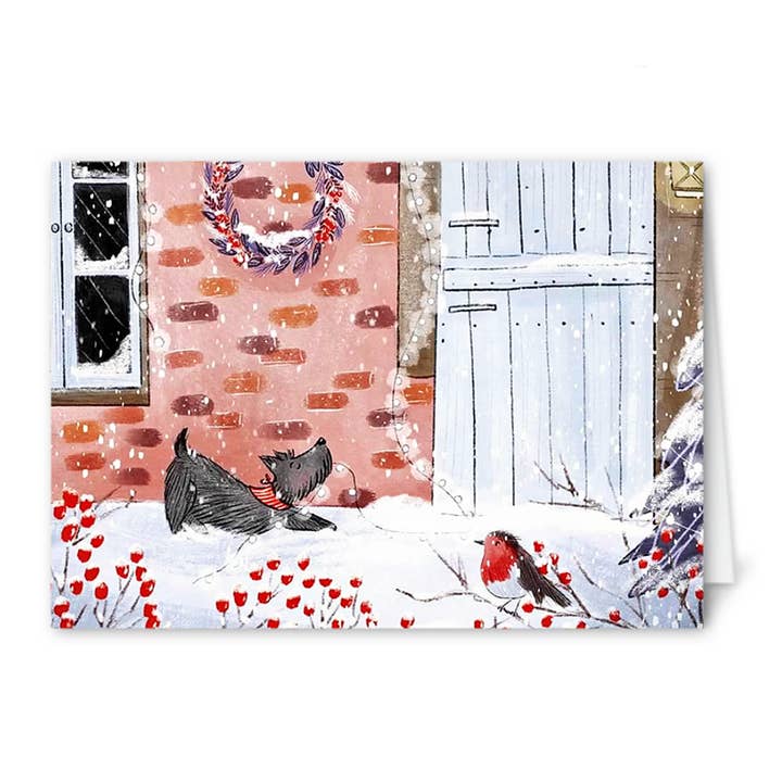 Holiday Cottage Card for wholesale by Forest & Fauna Paper Co.