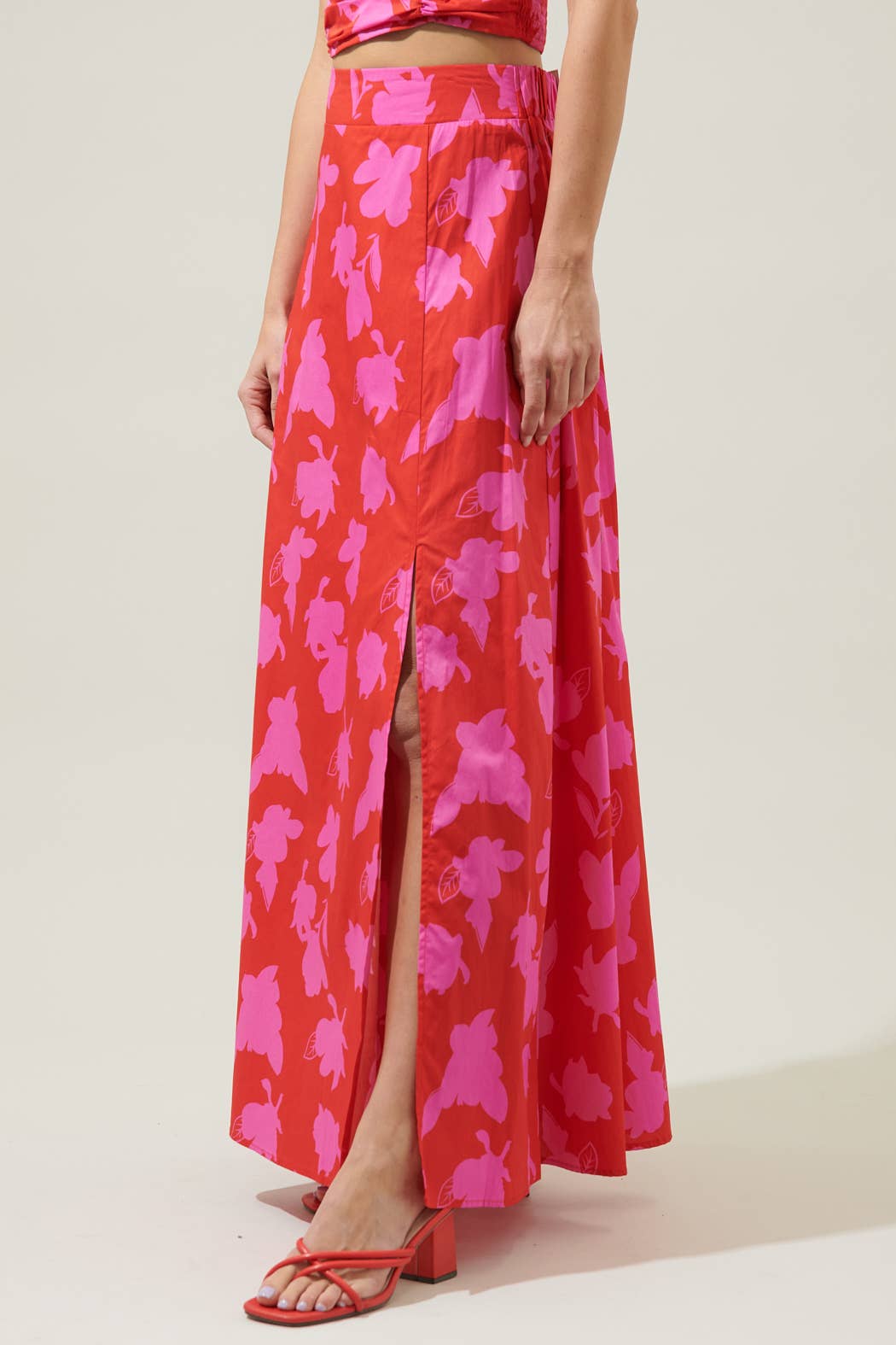 FUCSIA-ROJO Falda larga Raspberry Bliss de venta al por mayor en Faire2