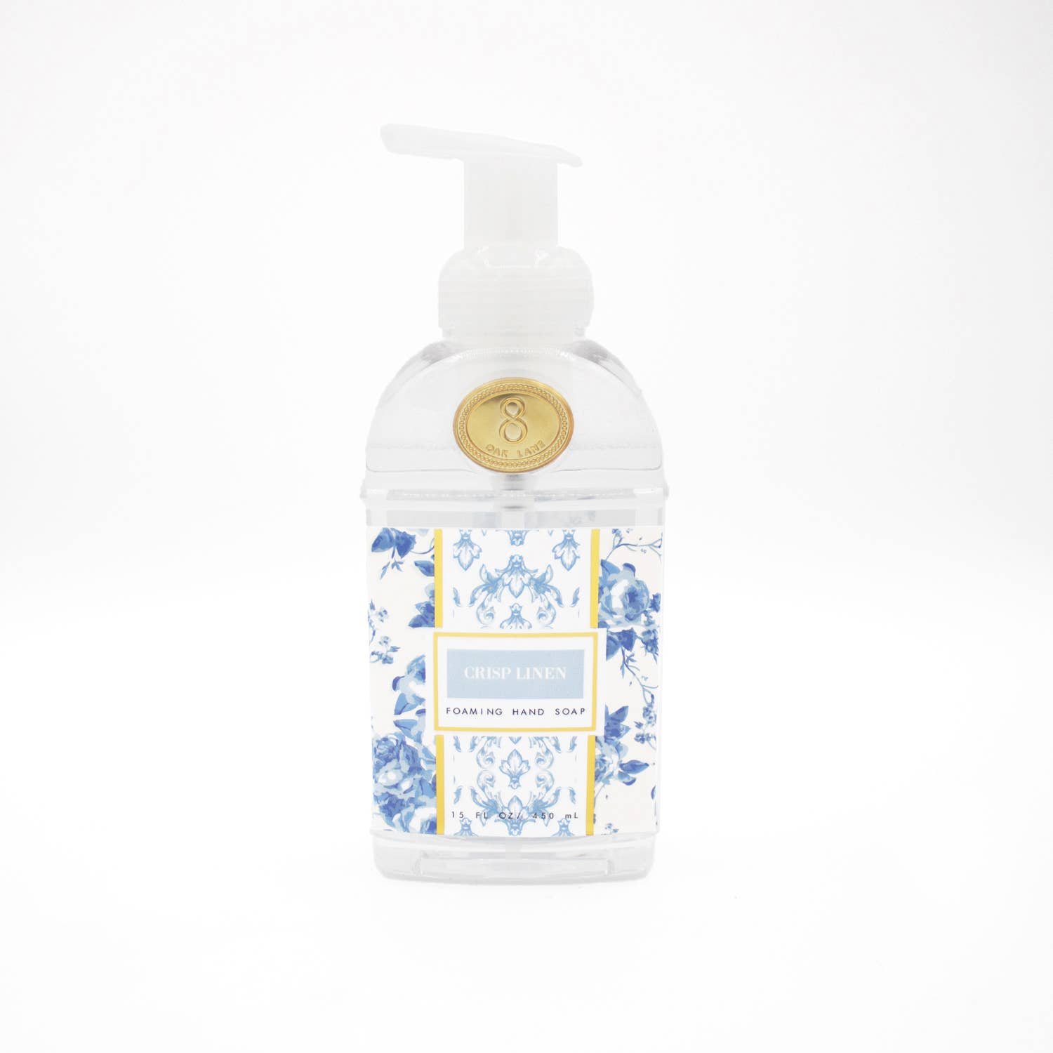 8 Oak Lane - Wholesale Hand Soap/Wash - Crisp Linen 15oz Foaming Hand Soap1