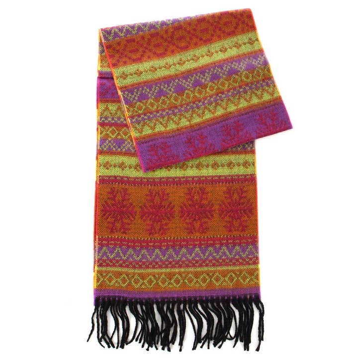 SERENITA - Wholesale Scarf - Unisex - Cashmere Feel Scarf Soft Warm Unisex Tartan Made in Korea7