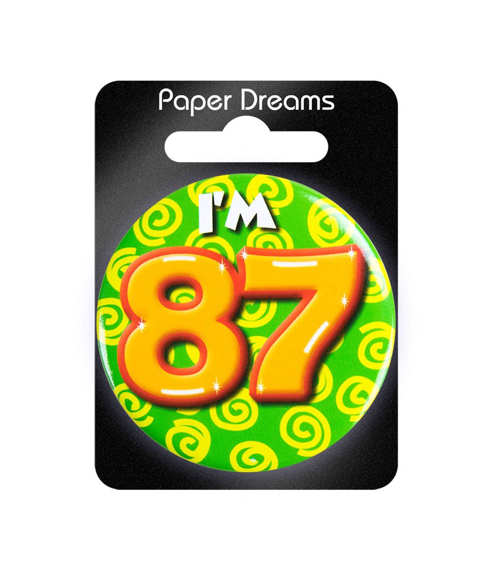 PD Party - Wholesale Party Favor - Birthday badge - I'm 871