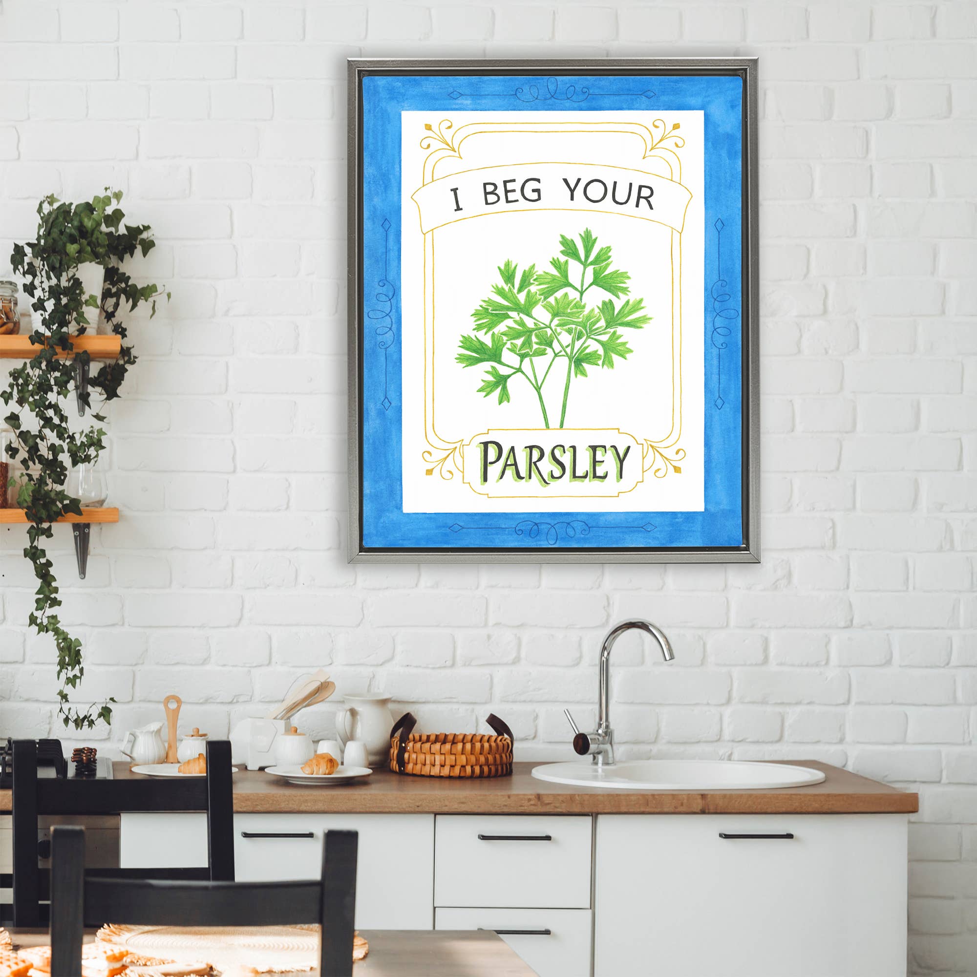 Stupell Industries - Wholesale Wall Sign - I Beg Your Parsley - Framed Wall Art5