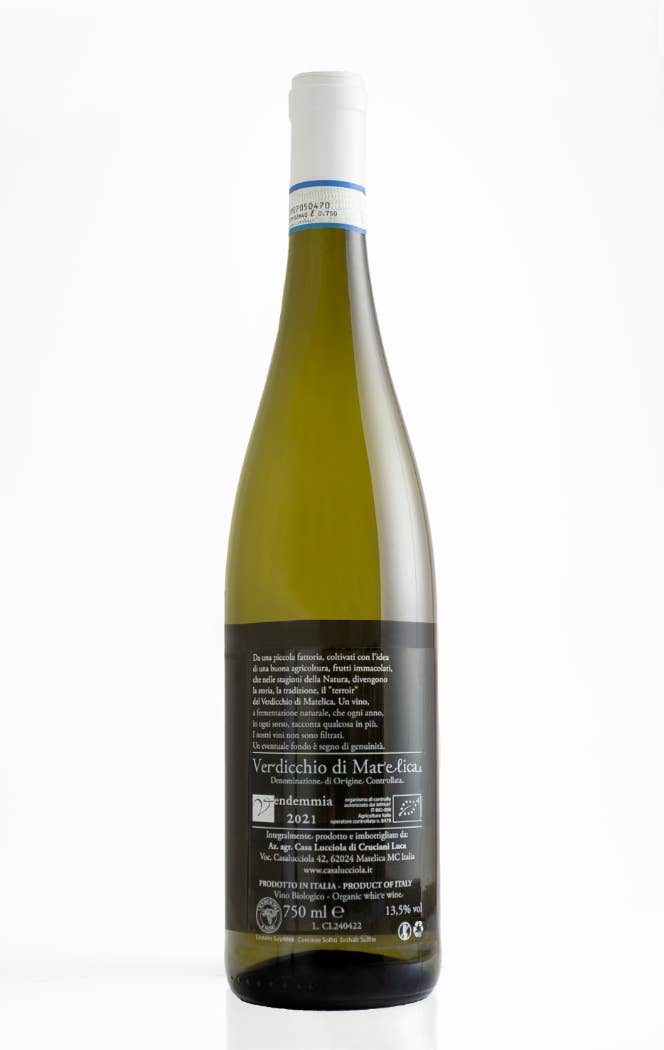 Casa Lucciola - Vente Vins blancs - Casa Lucciola Verdicchio di Matelica DOC bio 20211