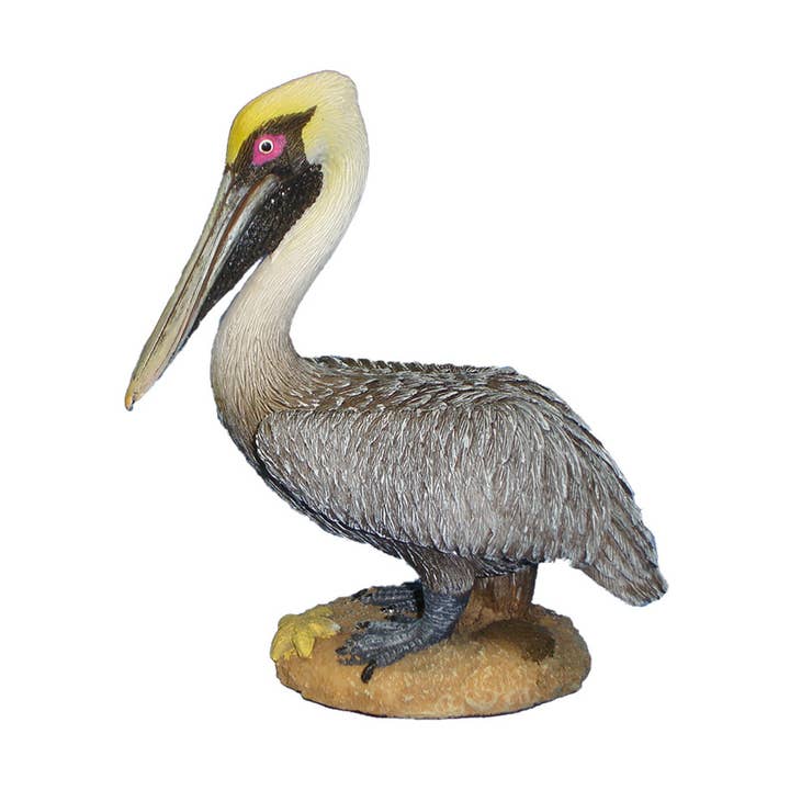 Pelícano marrón sobre arena 4 pulgadas para venta al por mayor de Sea Creations