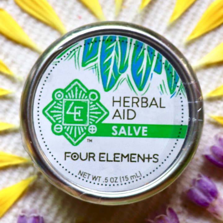 Pente de Primeiros Socorros Herbáceas - 0,5 oz por atacado de Four Elements Organic Herbals