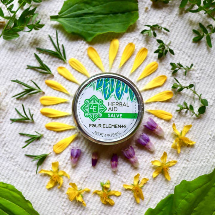 Four Elements Organic Herbals – wholesale Healing salve/balm/cream – Herbal First Aid Salve - .5 oz