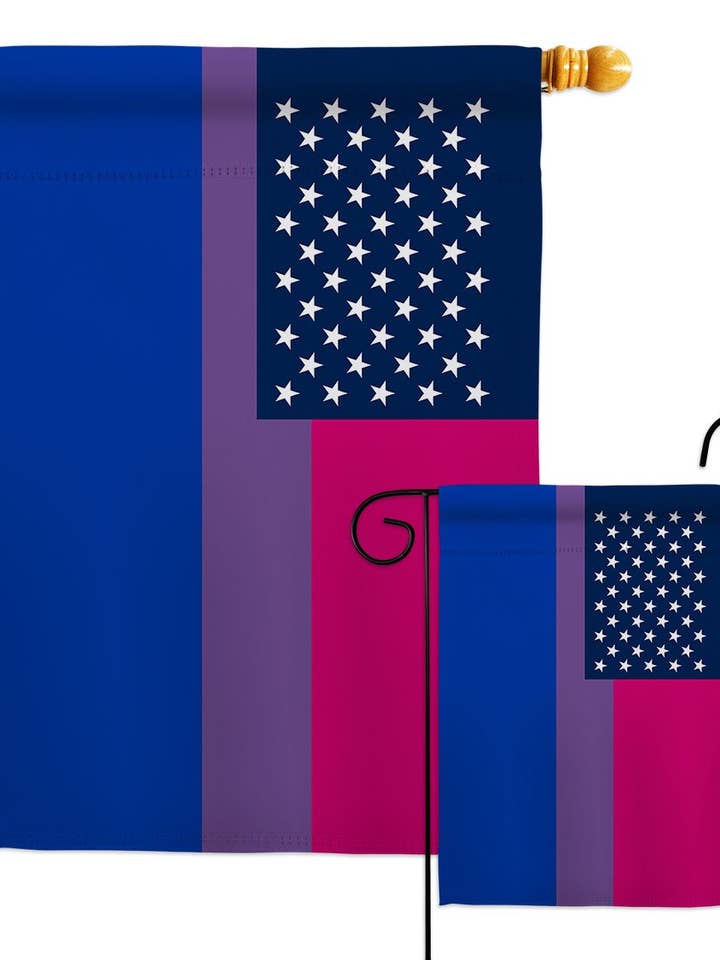 Drapeau Us Bisexual Pride Usa Old Glory Month LGBT pour la vente par Two Group Flag Co