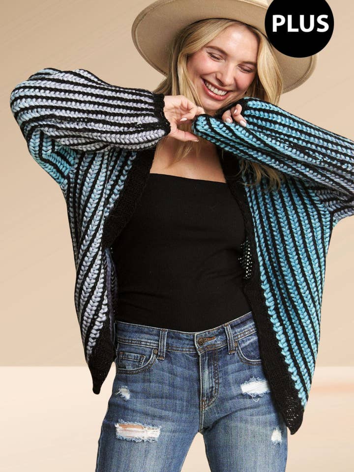 PLUS MULTI COLOR TRUI VEST - LESW3599X voor wholesale door Madelyn