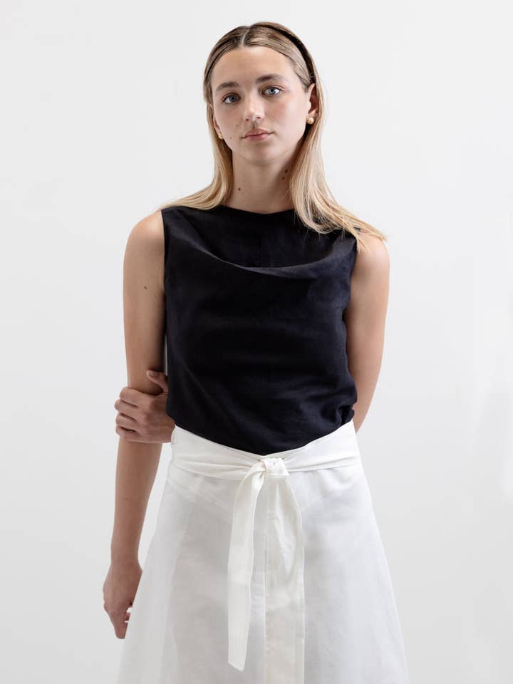 Waves Top- Black for wholesale by VOUS