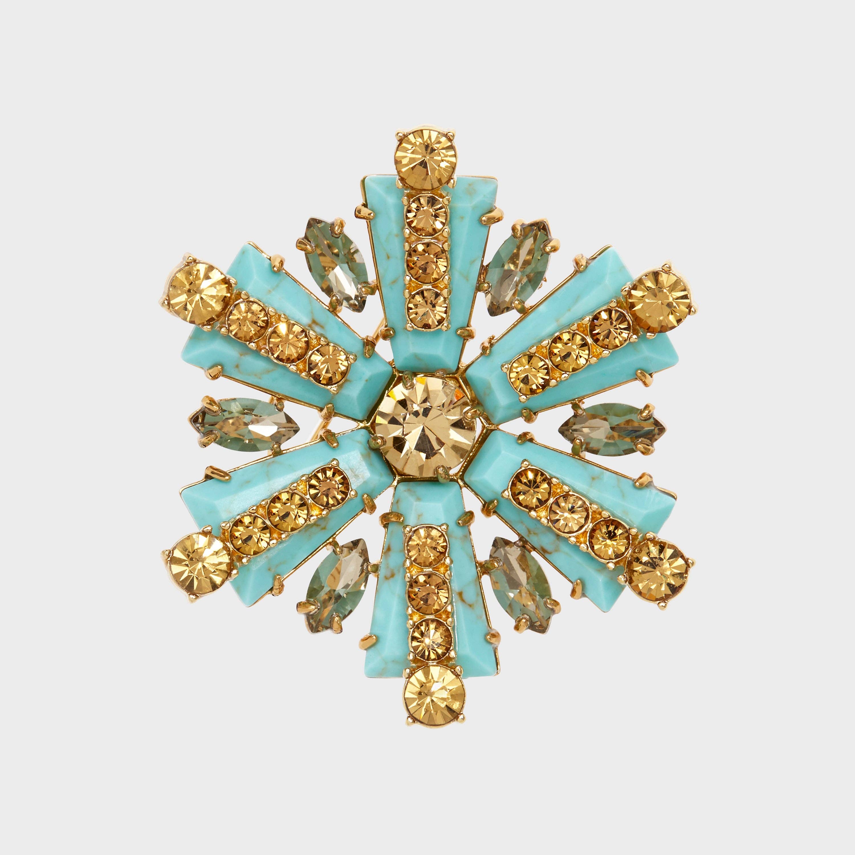 Joanna Buchanan - Wholesale Brooch - Starburst brooch, turquoise0