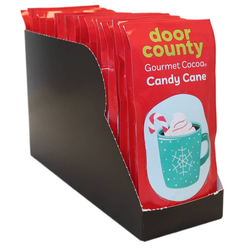 Door County Coffee - Wholesale Hot Cocoa Mix/Kit - Door County Candy Cane Gourmet Hot Cocoa - One Mug Packet3