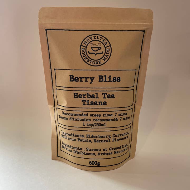BULK Dracula Berry Bliss HERBAL TEA for wholesale by NovelTea Bookstore & Gifts
