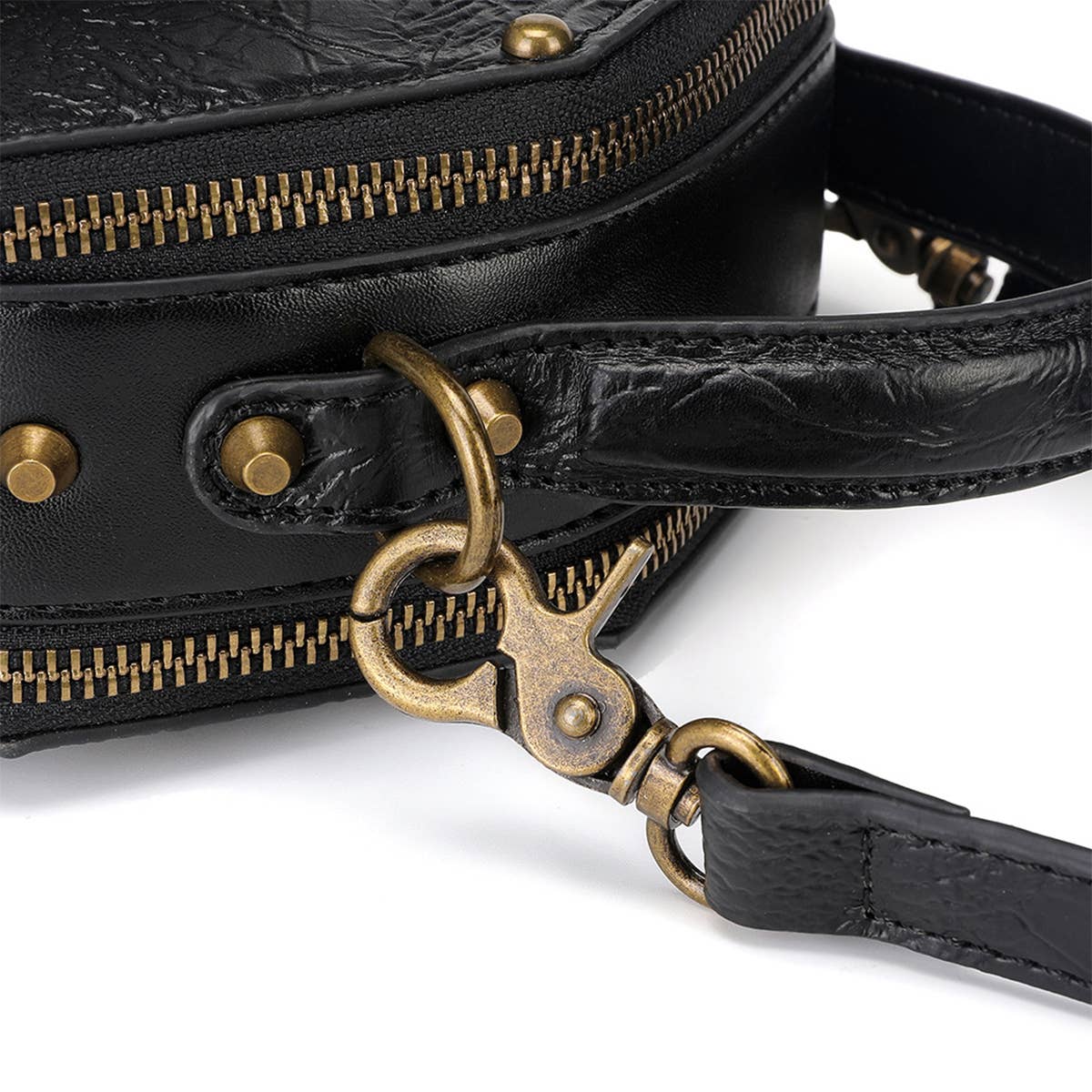 Black HALLOWEEN RETRO STEAMPUNK BAG SHOULDER BAG_CWAB0633 for wholesale on Faire4