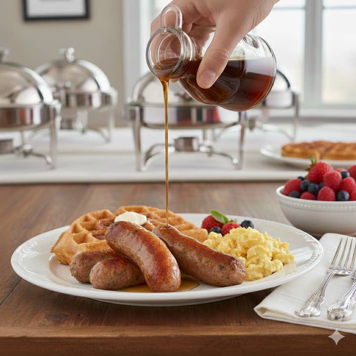 Maple Sage Breakfast Sausage Chubs: Food Service Quantity for wholesale by MeatCrafters Inc.