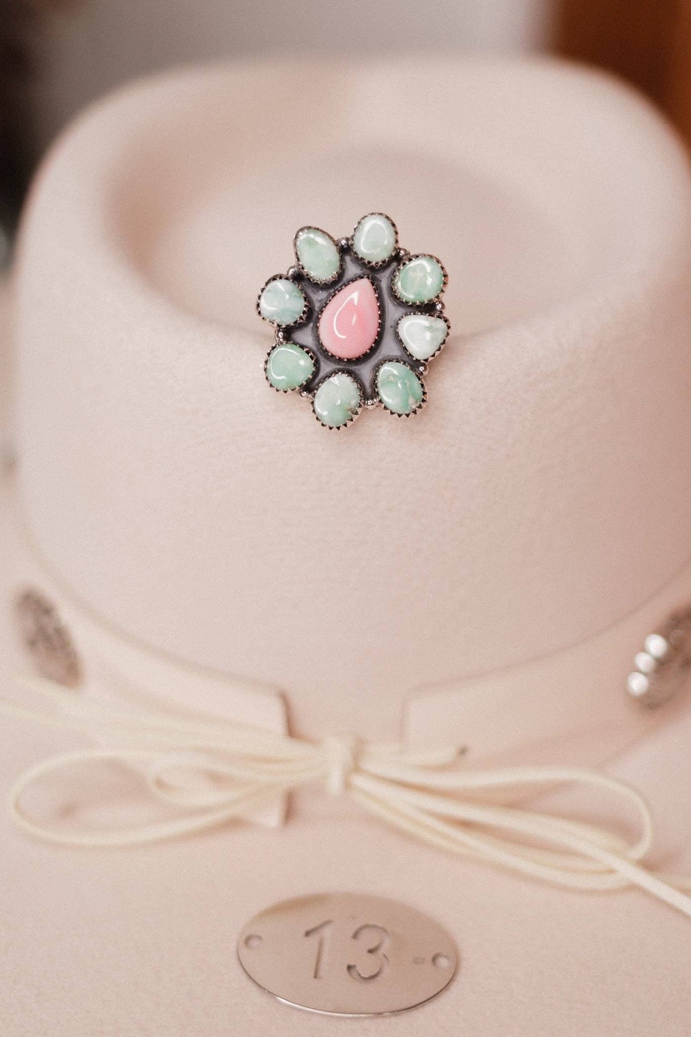 Krush Kandy - Vente Bague de cocktail/de cérémonie - Bague en pierre Kandyland Rêves Roses4