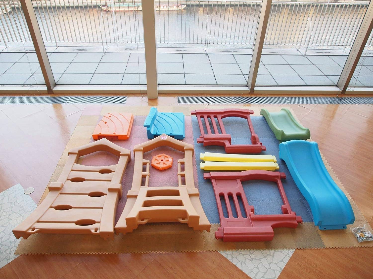 ShipItFurniture - Wholesale Toy Set - Kids - Play Up Double Slide Climber Outdoor Playset For Toddlers Ages 2 To 6 2 Slides3