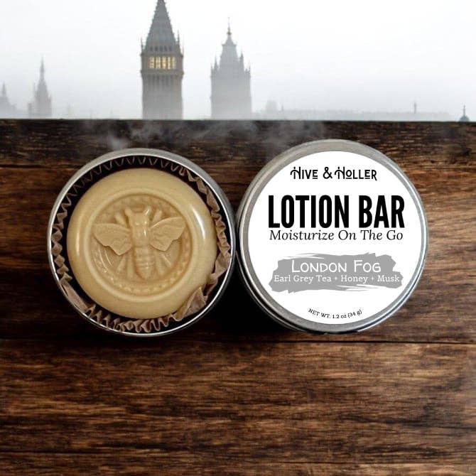London Fog Solid Lotion Bar for wholesale by Hive and Holler