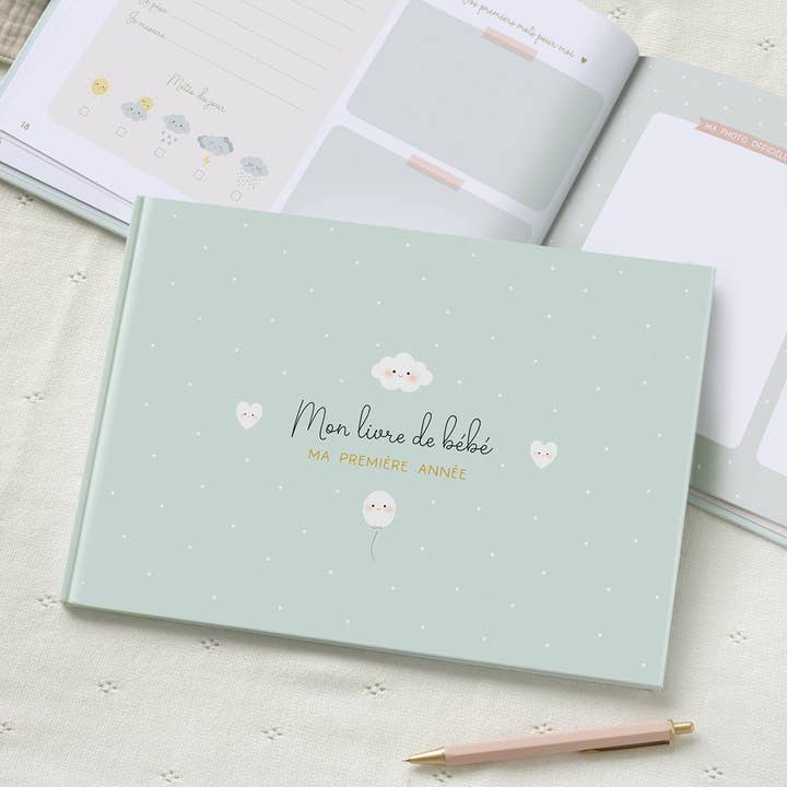 Zü – wholesale Minnesbok - Barn och baby – Bebisens första års bok5