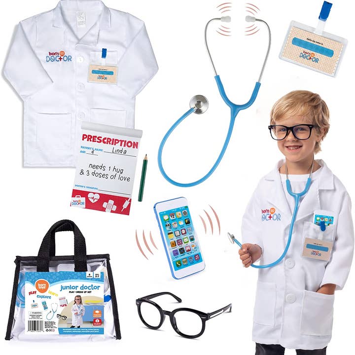 Bintiva - Venta al por mayor Conjunto de juguetes - Niños - Set de juguetes Doctor Dress Up