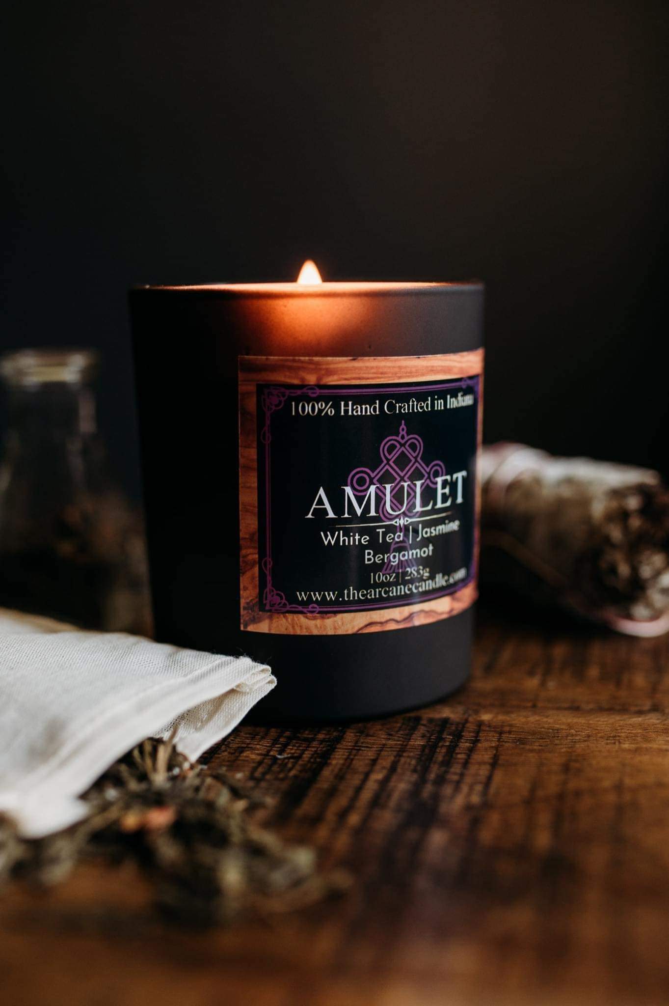 The Arcane Candle - Wholesale Jar/Filled Candle - Amulet1