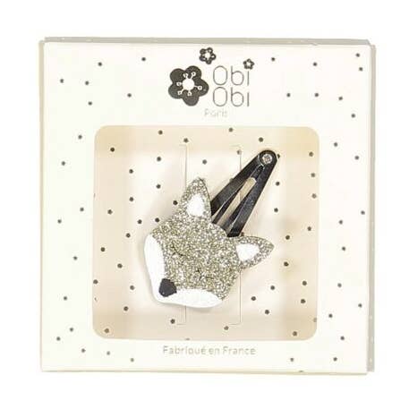 Barrettes Renard Lot De 6 pour la vente par Obi Obi