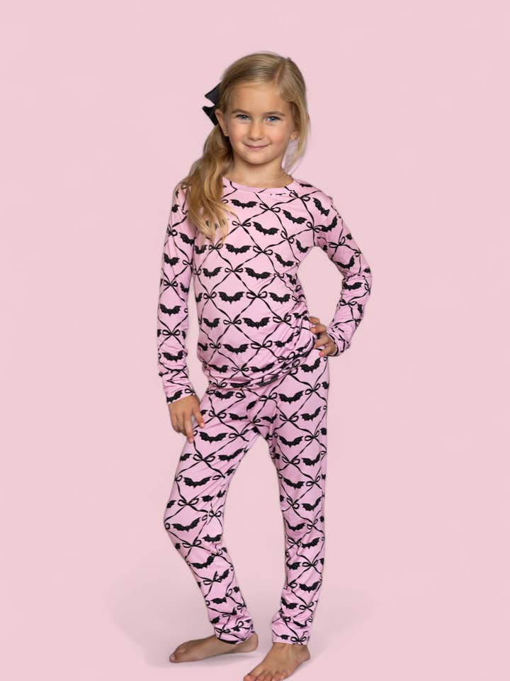 Dream Big Little Co. - Wholesale Sleepwear Set - Kids - BATTY BOWS DREAM SET10