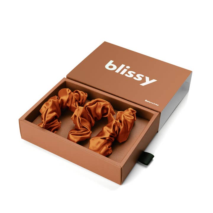 Blissy Scrunchies - Bronze for wholesale by Blissy