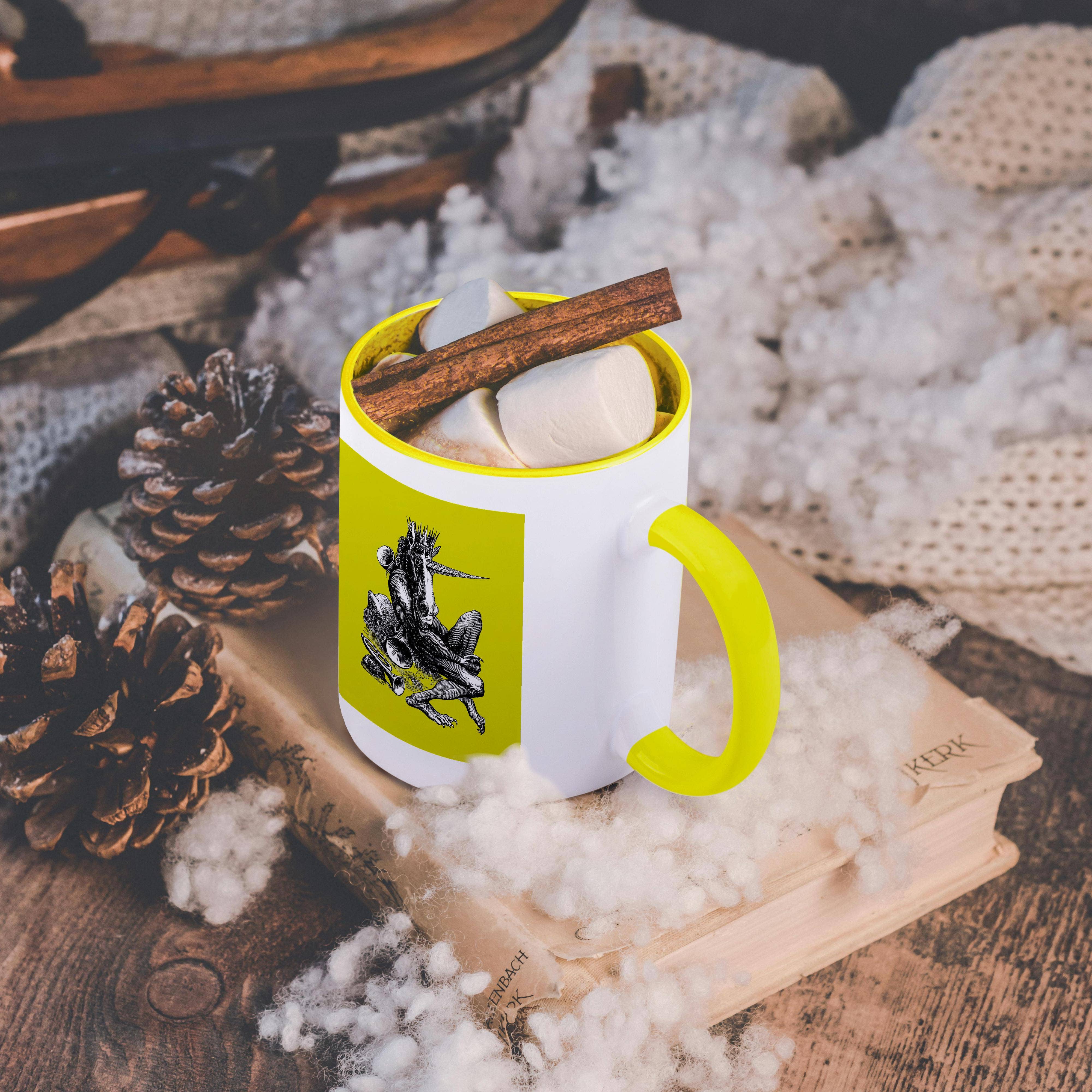 3dRose - Vente Tasse à café - 3dRose, Amduscias Supérieur Roi Démon de la Cacophonie Illustration Vectorielle, Tasse5