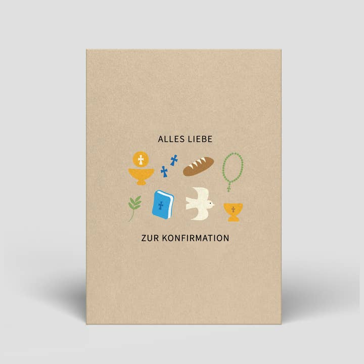 Postkarte - Konfirmation - Nr. 320 für den Großhandel von Naturbedacht