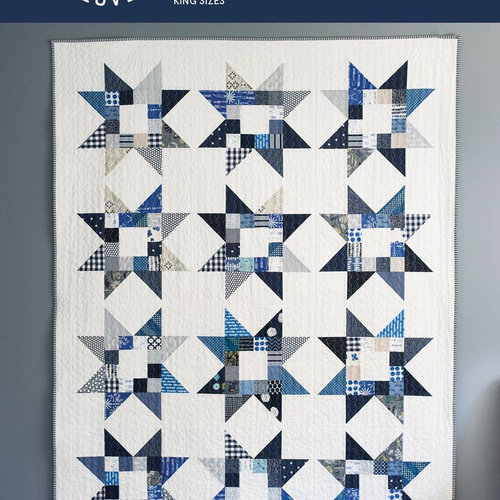 Quilty Love - Wholesale Knutselnaai-set - Quilty Stars papieren quiltpatroon