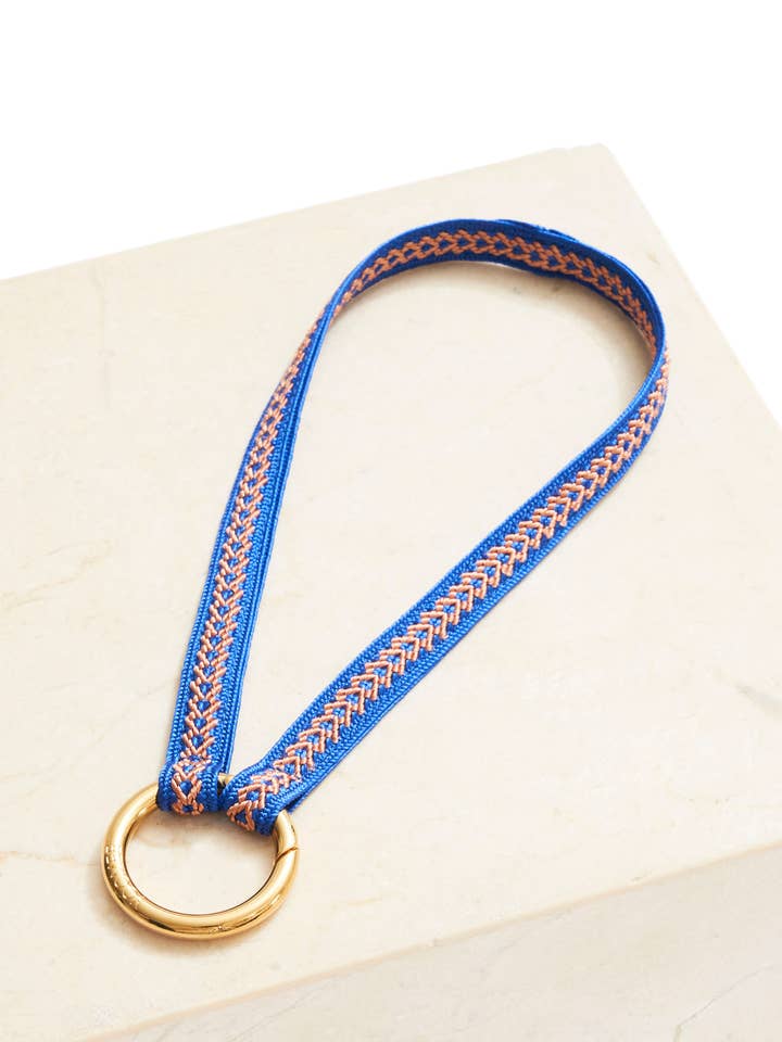 Porte-clés - ZAHRA mini - Majorelle Love pour la vente par YOOMEE