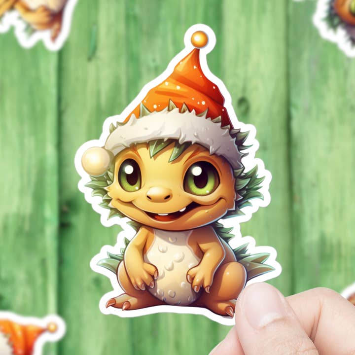 Mystisk skabning juleklistermærke for engroshandel hos Mystical Clarity